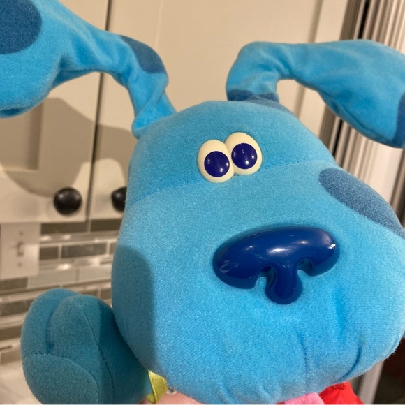 Vintage Fisher Price Blues Clues Blues All Ears interactive singing plush - Picture 9 of 14